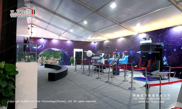 Huge Marquee Tent Structure System For Car Exhibition Show / White Party Tent