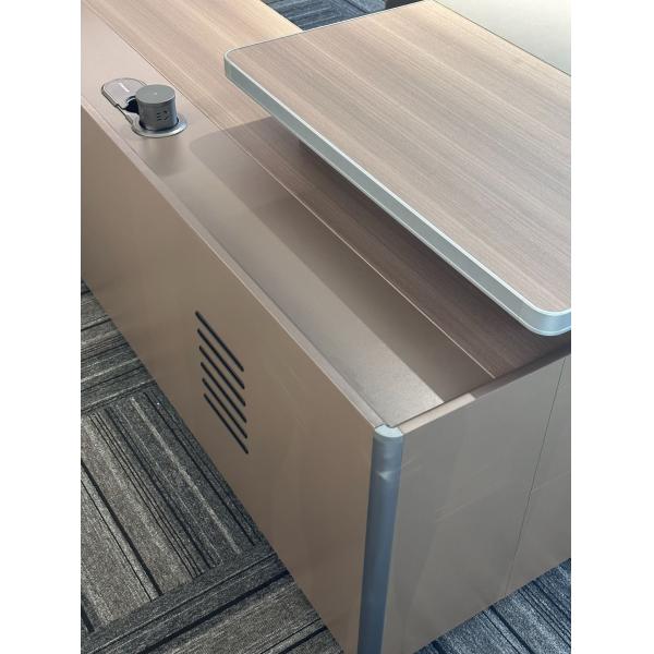 North American Straight Grain Walnut Boss Desk And Chairs Complete Set