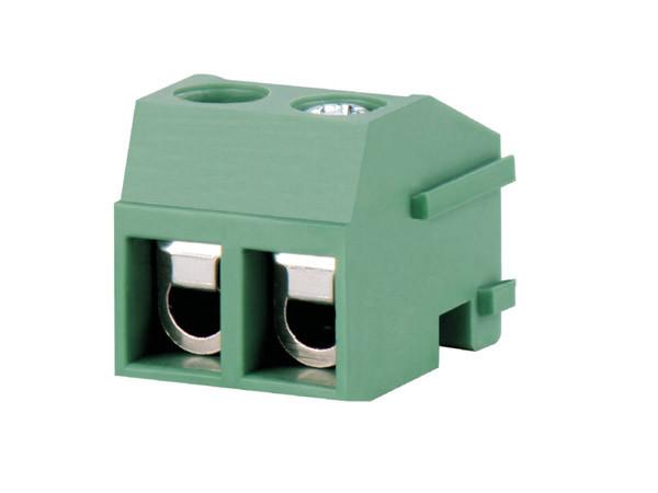 Customized 2 Pin Terminal Block Connector With PA66, UL94V-0 Case