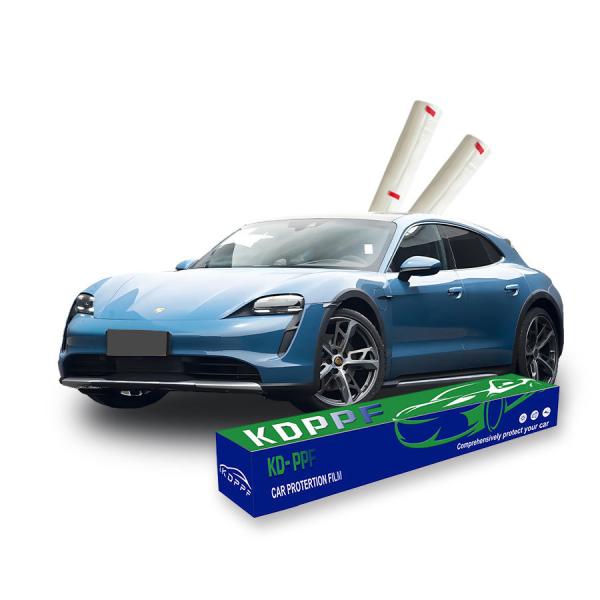 Self Healing Car Paint Protection Film Roll Gold Series Anti Yellow Clear TPU PPF Film For Business / Luxury Design Style