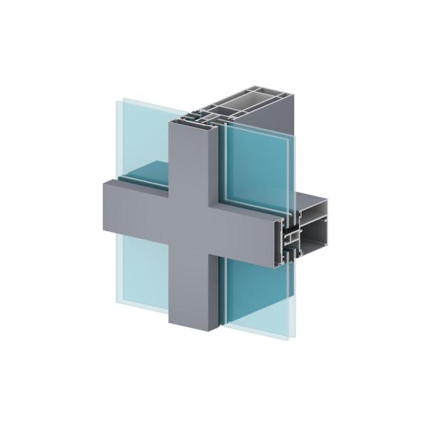 Modern Design Aluminium Curtain Wall Profile Aluminum Structural Extrusions