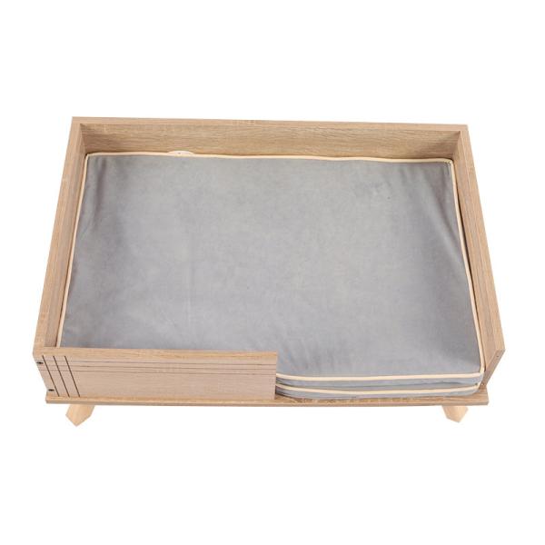 Custom Indoor Large Wooden Pet Bed For Cat Dog