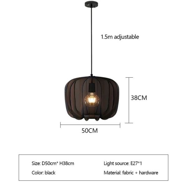 Nordic Designer Fabric Art Chandeliers Home Decor Retro Pendant Lamp (WH-VP-321)