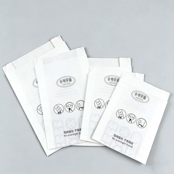 Eco Friendly Custom Recycled Bread Bag with Bespoke Logo Design and Adjustable Strap Bakery Bag Bread Bag Food Bag