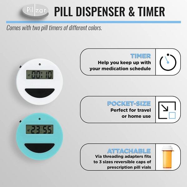 Good selling alarm round timer travel for self-timer dispenser weekly organizer with pill dispenser electronic
