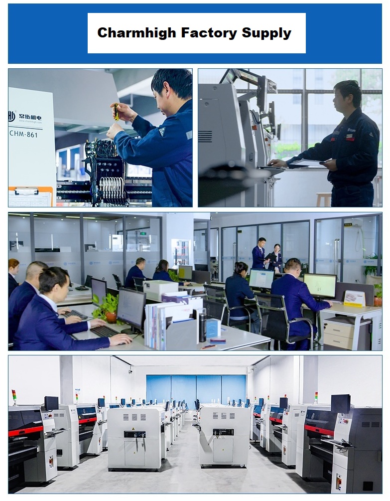 Автомобиль прокладывает рельсы меля машина CHM-751 Charmhigh собрания PCB винта 6 голов
