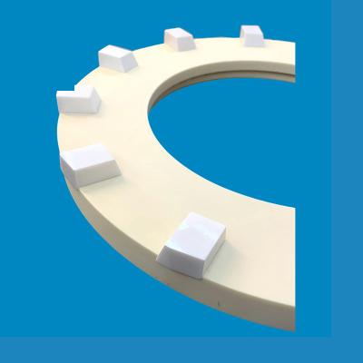High Hardness Sintered Alumina Ceramics Al203 Parts Conductive Raw Materials