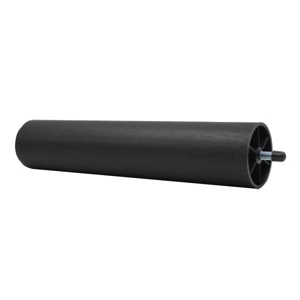 KR-P0344 Black Plastic Furniture Feet For Bed Frame PP Material 260mm Height