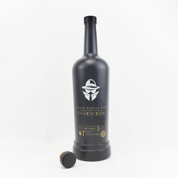 Shandong Cork Cap Glass 750 ml garrafa de cerveja preta GY