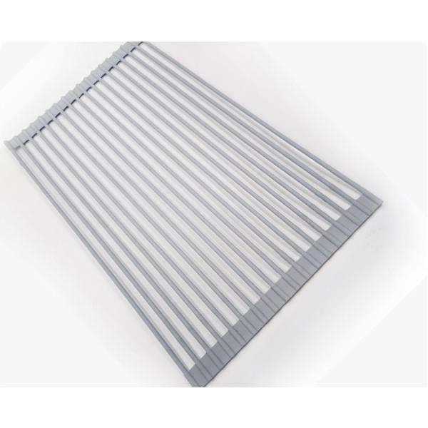 силикон аксессуаров кухонной раковины толщины 1.0mm покрыл крен вверх по циновке засыхания блюда