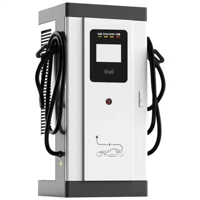 Double Guns 180kw EU Standard EV DC Charging Station For Commercial