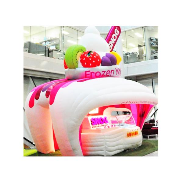Advertising Inflatable Booth Colorful Pvc Material Customized Size Waterproof