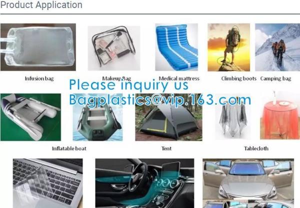 Eco Friendly Biodegradable customized Super Transparent TPU Film sheet colored breathable anti-static flame retardant