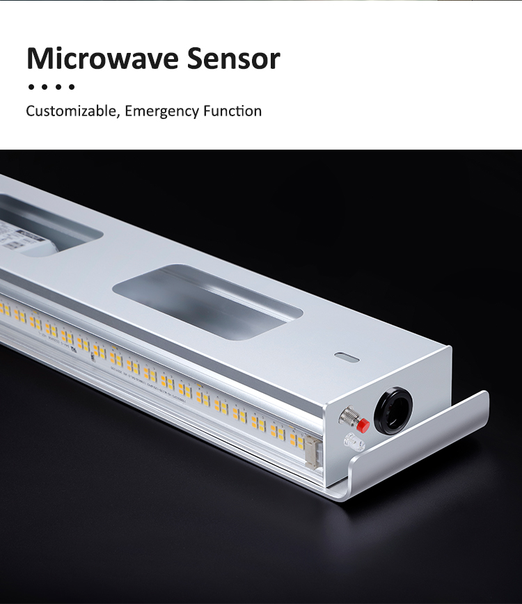 Adjustable CCT LED Linear Wall Light with Aluminum Construction for Wall-Mounted Installation