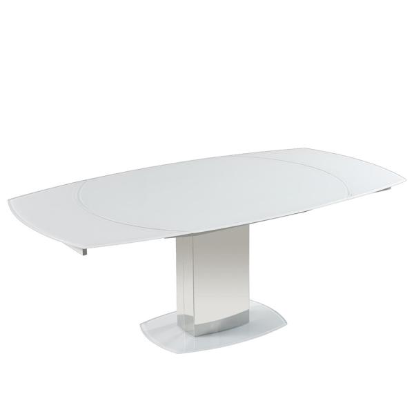 Multiscene Modern Extendable Dining Table , Rectangle Contemporary Kitchen Table