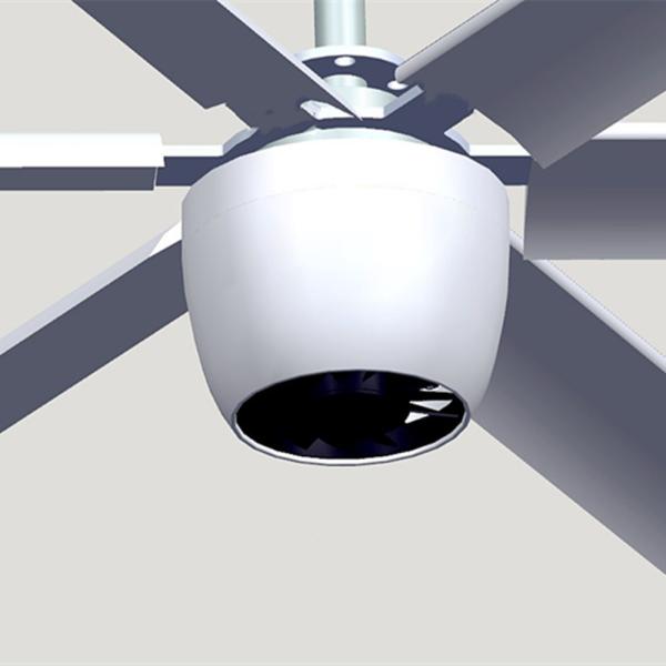 220V 2.4m High Speed Ceiling Fan , Aipukeji Large Warehouse Ceiling Fans