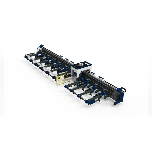 QH-GC3-S 3 Chucks Tube Cutting Machine Standard Model Side-mounted Lathe Follow-up Support