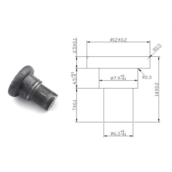 Storage Rack Rivet Fastener For Shelving Crossbeams Connections