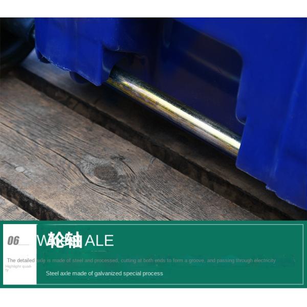 180l Outdoor Storage Shed Plastic Wheelie Bin Store with Lid