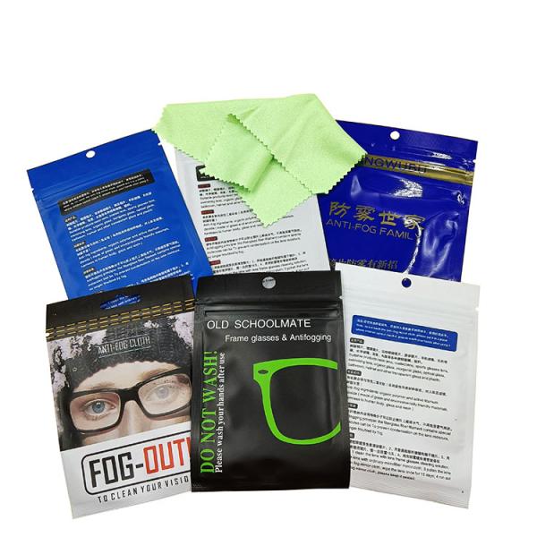 Anti Fogging Glasses Cleaning Cloth Personalised 14.5*14.5cm