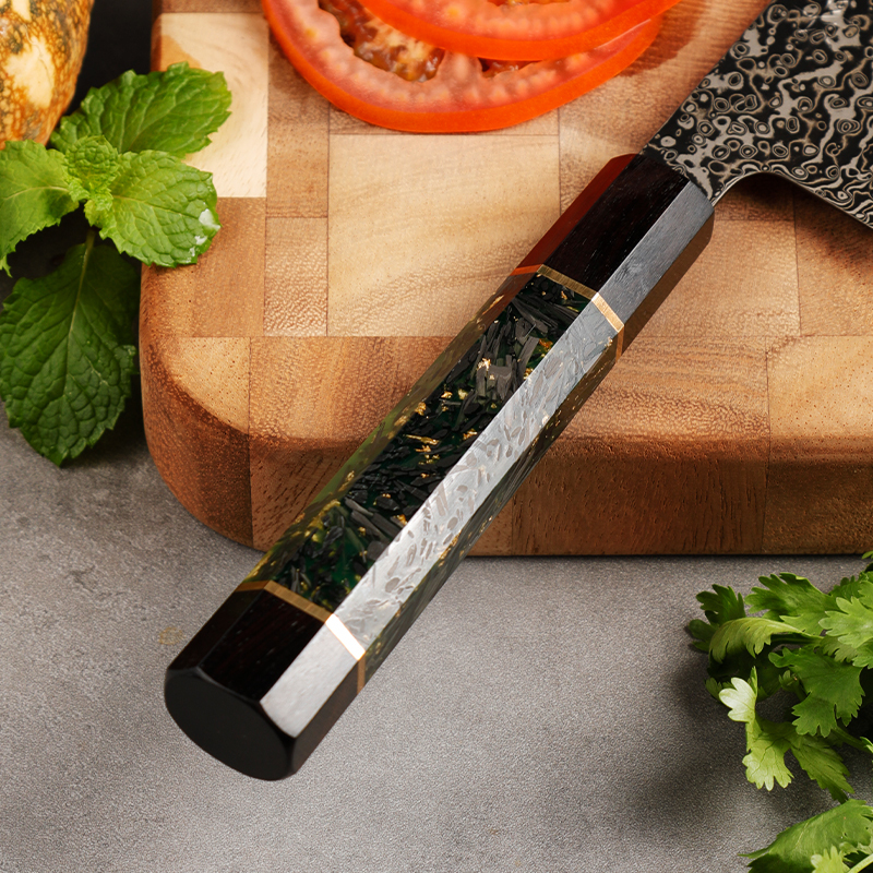 Japanese SLD Steel Gyuto Knife – Hand-Forged 33-Layer Damascus Professional Chef Knife