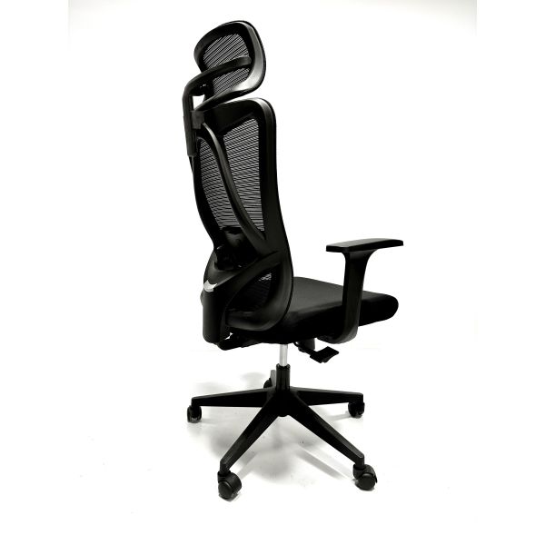High Back Full Mesh Office Chair Revolving With Fixed Armrest