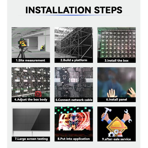 SMD COB Waterproof Holographic LED Display Video Wall Panel Billboard Advertising