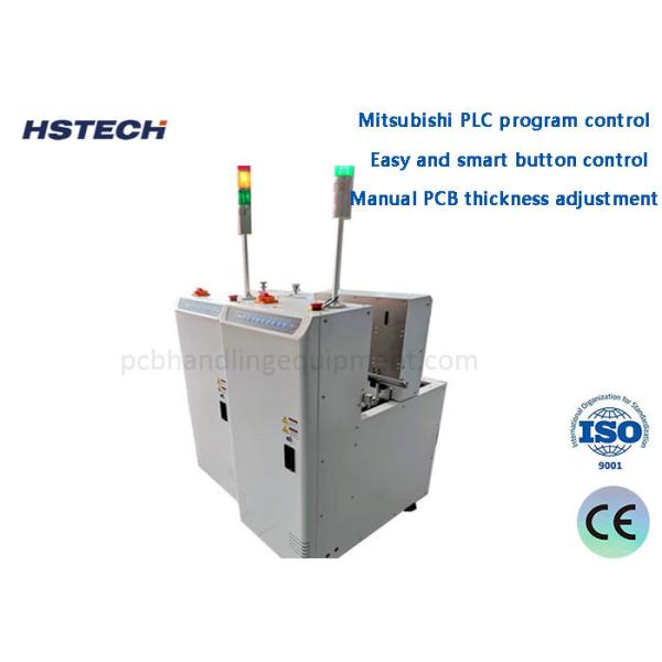 Manual PCB Thickness Adjustment SMEMA Mitsubishi PLC PCB Board Loader