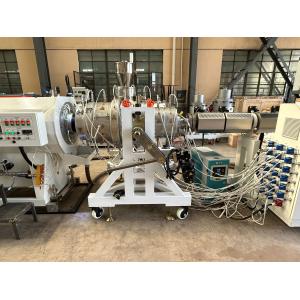 China 16-110mm High Density Polyethylene Pipe Making Machine with  beide motor and PLC