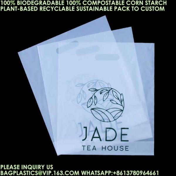 Eco-Friendly Recyclable Bag Corn Starch Compostable Beverage Bag 100% Biodegradable Vegetable Fruit Pouch Bags
