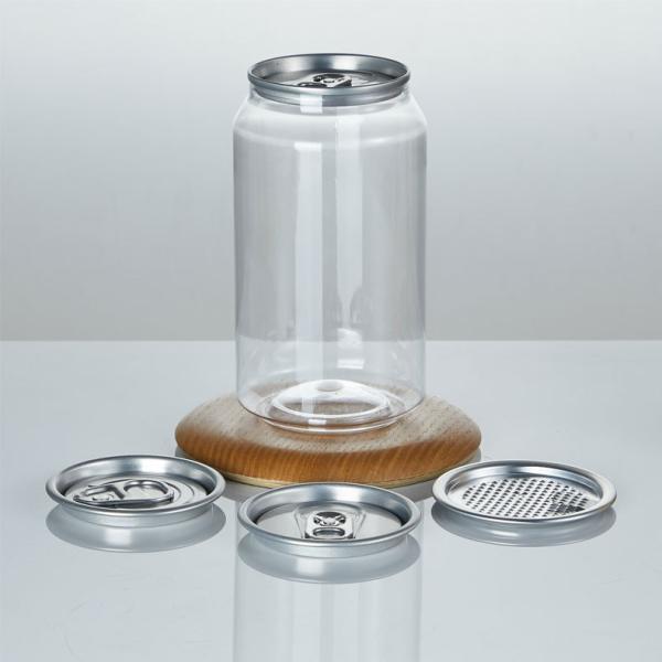 Customizable Aluminum Alloy/Tin-Plated Iron Material Plastic Bottle with Pull Ring or Button Opening Method