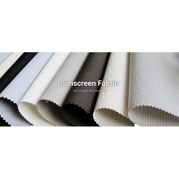 30% Polyerster + 70% PVC Basket Weave Sunscreen Fabrics for Roller Blinds