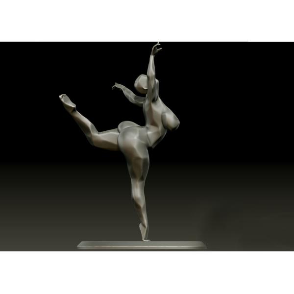 Contemporary Decoration Art Bronze Graceful Ballerina Sculpture