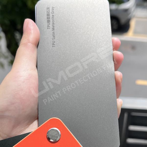 6.5mil 7.5mil 8.5mil 10mil PPF Color Wrap TPU PPF Satin Meteorite Gray