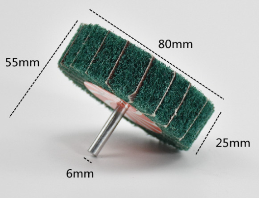 Green Shaft Grinding Flap Wheel Discs 20mm 25mm 30mm 40mm 50mm 60mm 80mm 100mm