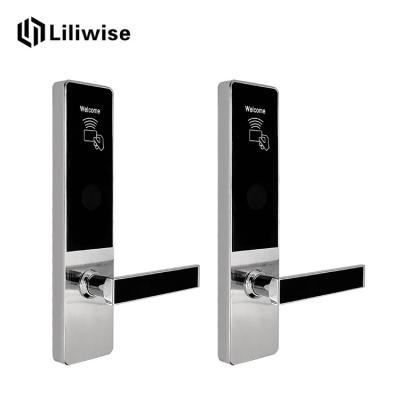 Fácil forte das fechaduras da porta do hotel de apartamento e elegante liga de zinco instalar
