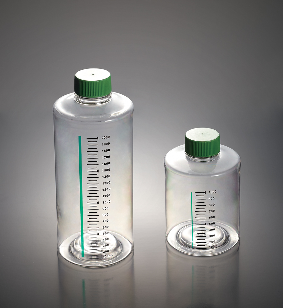 1000ml/2000ml Wholesale Cheap Lab Use Plastic Lab Use Tissue Culture Cell Roller Bottles for Cell Culture