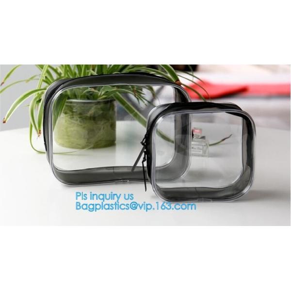 Сумки гигиенической косметикаи макияжа женщин сумки PVC перемещения портативные прозрачные водоустойчивые косметические, мешок PVC косметический, сумка макияжа PVC,