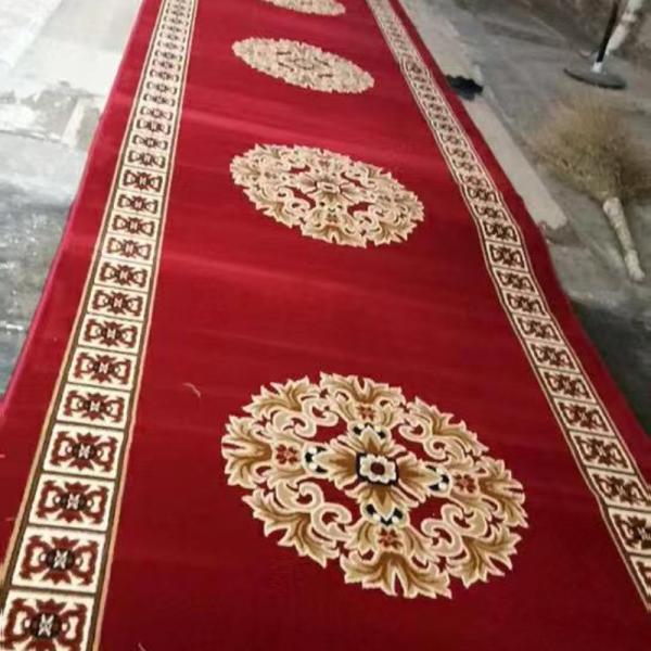 100% Polypropylene Mosque Carpet Roll for Wall to Wall Prayer in Mosque Decoration
