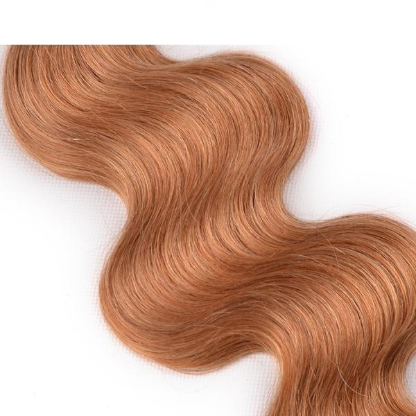 A cor 100% de Brown da onda do corpo do Weave do cabelo de Ombre do Virgin livra o transporte