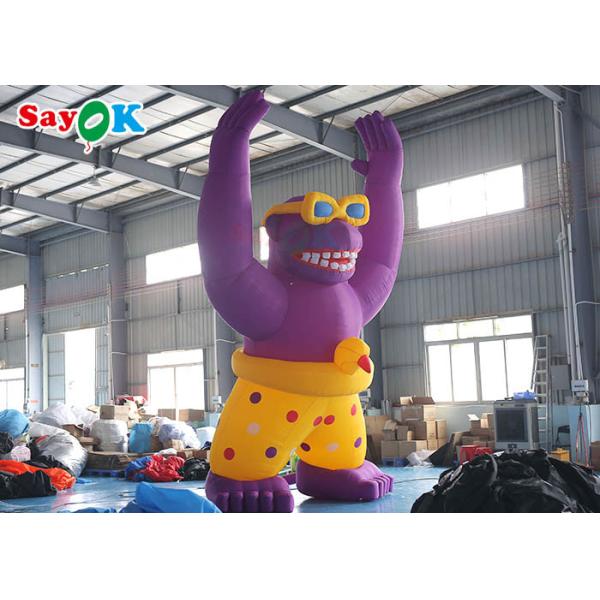 Гигантская Оксфордская ткань взрывается персонажи мультфильмов надувные гориллы реклама