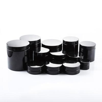 Cor cosmética plástica do preto do frasco 100ml 120ml 150ml 200ml 250ml 300ml 500ml 8oz do ANIMAL DE ESTIMAÇÃO vazio