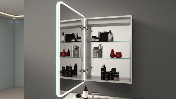 Moisture Proof Led Medicine Cabinet High Brightness Bathroom Cabinet With Light