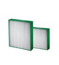 G4 White High Flow Panel Filter ABS Frame Material With PU Foam Gasket