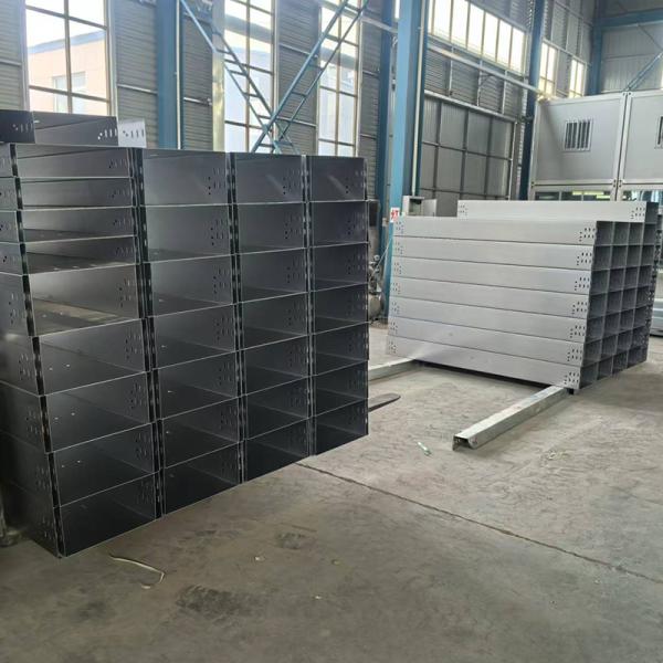 Steel Thickness 0.8-3.0 Mm Wireway Cable Tray For Cable Routing metal cable trough