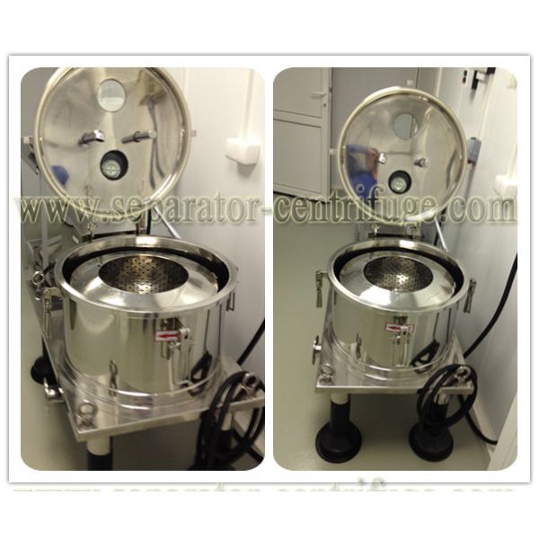Manual Discharge Basket Centrifuge For Dewatering , Easy And Convenient