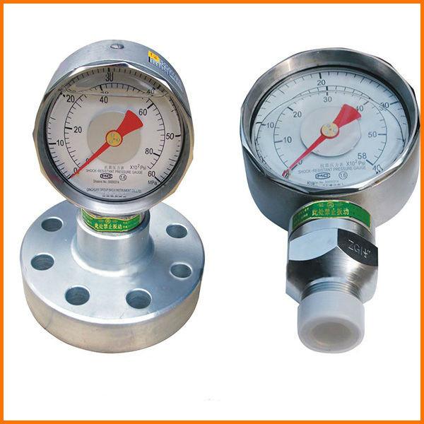 YK100 / 150 Drilling Mud Pump Gauge 16 - 160 MPA Seismic Pressure Gauge