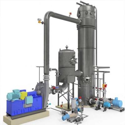 Equipamento de dessalinização de águas residuais Mvr Compressor de vapor Evaporador de tratamento de salmoura com PLC
