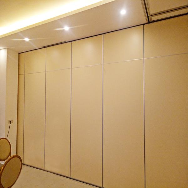 Soundproof Wooden Folding Movable Partition Walls for Office / Conference Room