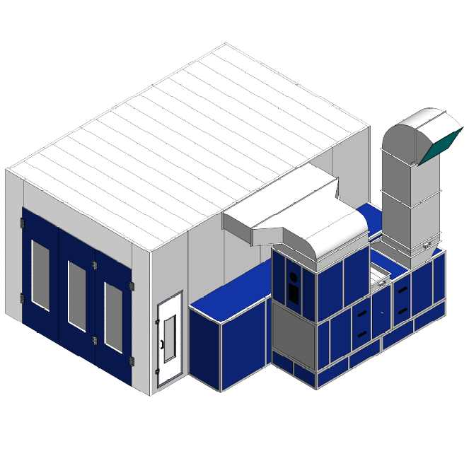Premium Furniture Spray Booth KT-JQ-I | CoatTech Intelligent Equipment
